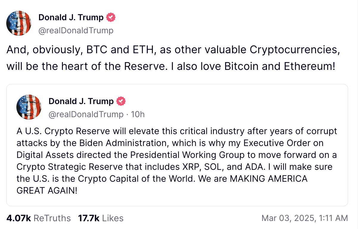 晚间必读五篇，特朗普如何影响了一月份的加密市场深度解析