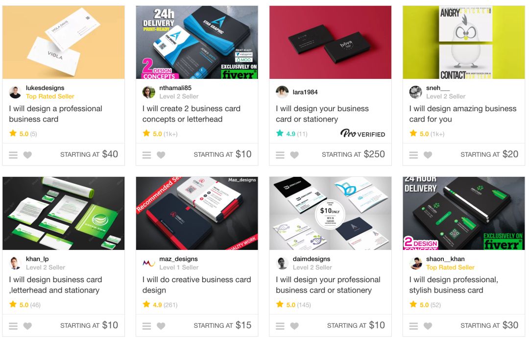 Fiverr,自由职业在线外包平台